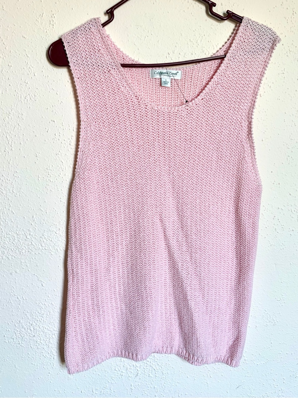 Coldwater Creek Crochet Style Tank Top